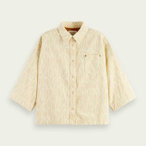 Scotch & Soda Oversized boxy Corduroy Shirt